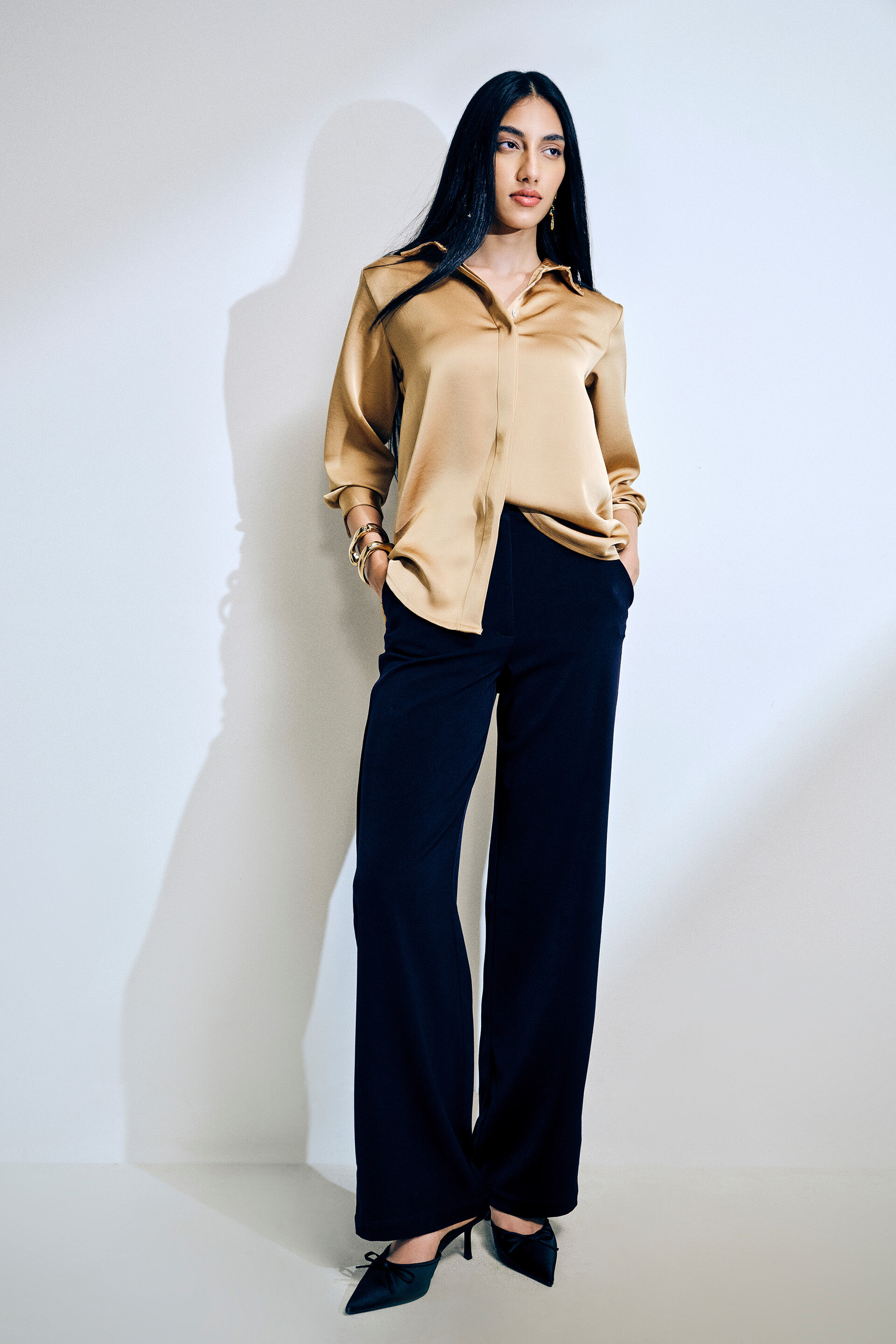 Beige Accent Shirt, Beige, image 2